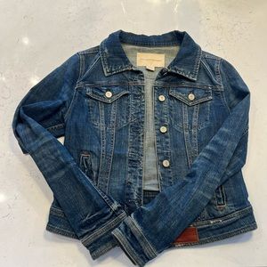 Anthropologie Piclro and the Letter Press Denim Jacket